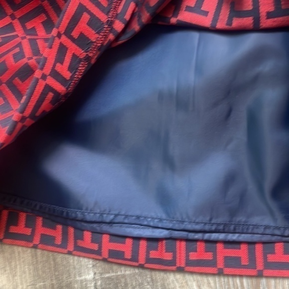 Tommy Hilfiger skirt size 4 navy and red - Picture 6 of 9